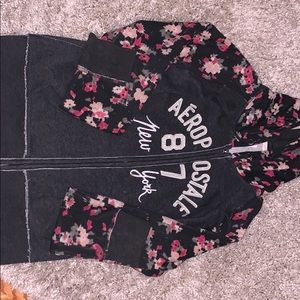 Aeropostale Floral Hoodie